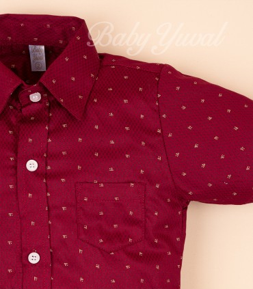 Camisa Manga Corta | Vino