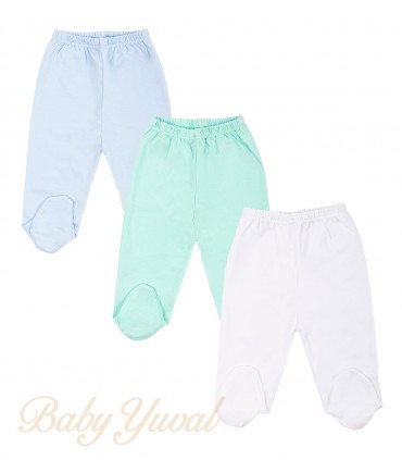 Tripack pantalón con pie algodón pima | Colección Enzo