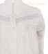 Camisón Materno para Clínica | Mia Plomo