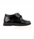 Calzado de 100% Cuero Santiago Black | Línea Moda