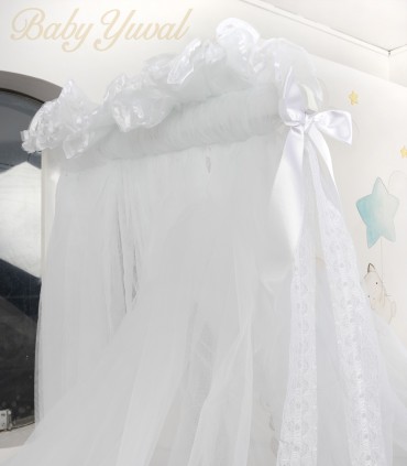 Tul de Cama Cuna | Blanco