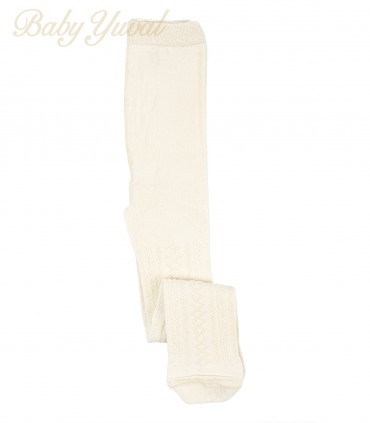 Panty de Invierno | Acanalado Crema
