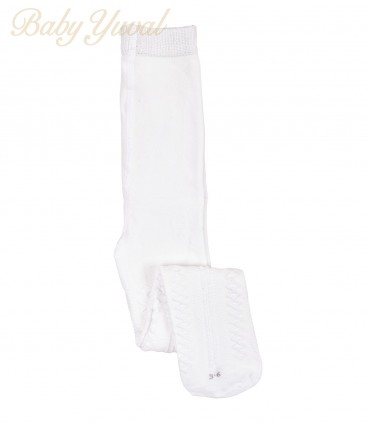 Panty de Invierno | Acanalado Blanco