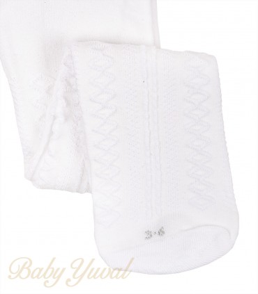 Panty de Invierno | Acanalado Blanco
