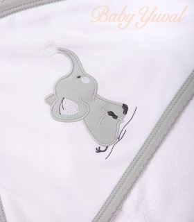 Toalla Felpa | Elefante Plomo Premium