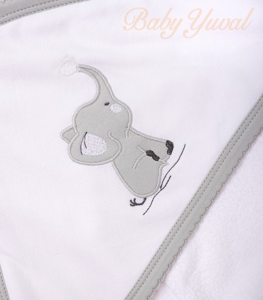 Toalla Felpa | Elefante Plomo Premium