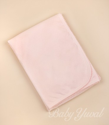 Manta Jacquard Algodón | Rosado