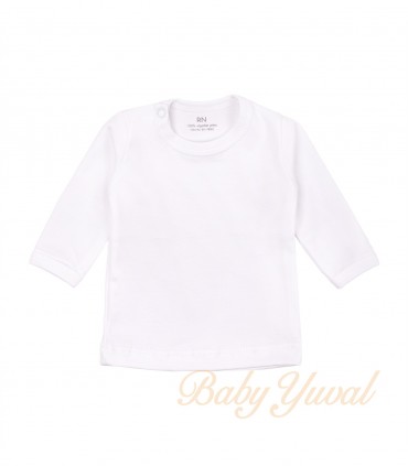 Polo Prematuro de Algodón Pima | Blanco