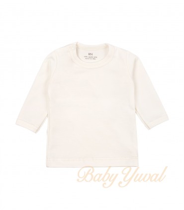 Polo Prematuro de Algodón Pima | Crema