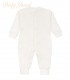 Enterizo Jacquard Algodón sin pie | Crema