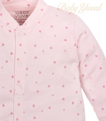 Enterizo de 100% Algodón | Corazones Rosas