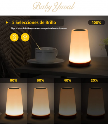 Lámpara de Luz Roja Táctil