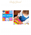 Libro Sensorial De Tela Con Rompecabeza Bebes del Océano