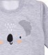 Polera de Franela Algodón | Koala Gris