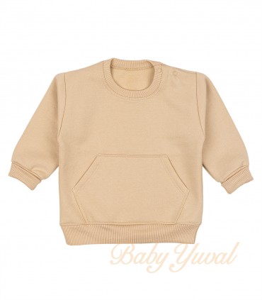Polera de Franela Algodón | Beige