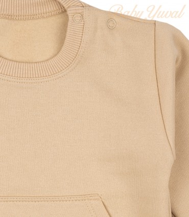Polera de Franela Algodón | Beige