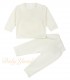 Conjunto Jacquard 2 pzas | Crema