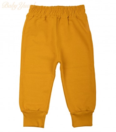 Pantalón de Franela Algodón | Mostaza