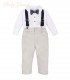 Conjunto Tirantes Largo | Elegante Plomo