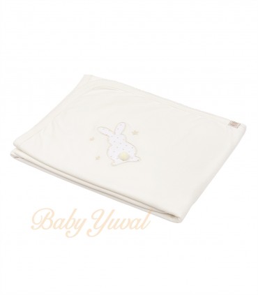 Manta Pima Doble Algodón | Conejo Stars Crema Premium