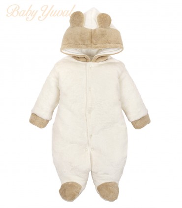 Enterizo Acolchado Plush | Teddy Cream