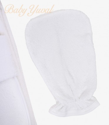 Toalla Doble Felpa Premium | Conejo Blanco