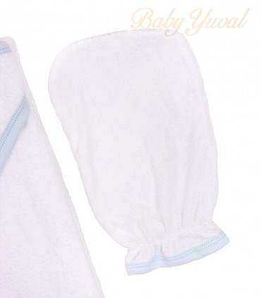 Toalla Doble Felpa Premium | Oso Celeste
