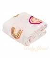 Manta Muselina Premium | Arcoiris