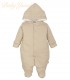 Enterizo Acolchado Jacquard con Algodón Pima | Beige