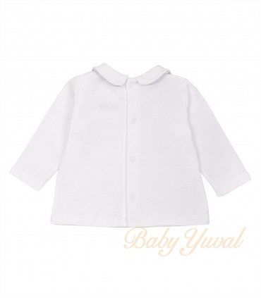 Set Overall Plush y Polo Algodón | Bear Grey