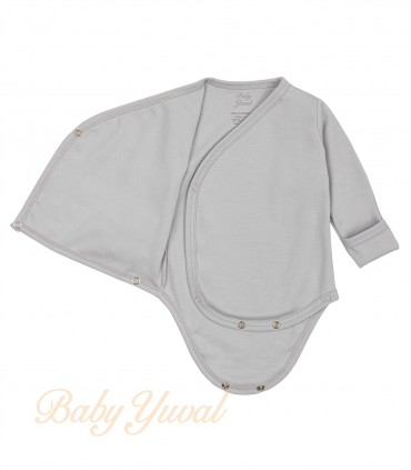 Set Bodie Cruzado y Pantalón con pie | Colección Clínico Gris