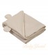 Colcha Listada Acolchada con forro de Algodón | Beige