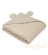 Colcha Listada Acolchada con forro de Algodón | Beige