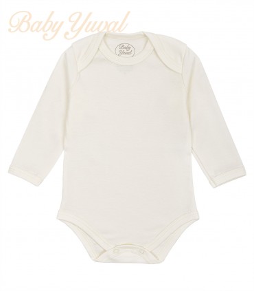 Bodie Cuello Ojal Manga Larga algodón pima | Crema