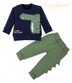 Conjunto de Franela Algodón | Little Crocodile