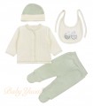 Ropón de Jacquard | PopCorn Rabbit Green