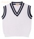 Chaleco de Hilo | White Blue
