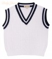 Chaleco de Hilo | White Blue