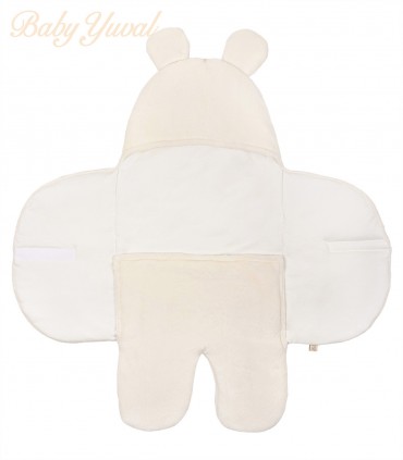 Swaddle Baby | Saco de dormir Plush Bear Cream