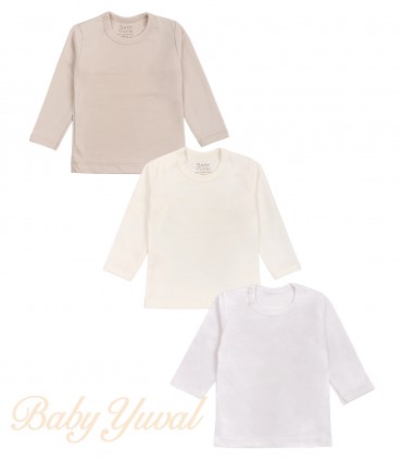 Tripack Polo Manga Larga algodón pima | Colección Teddy