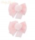 Gancho para Cabello | Pompón Rosado - Blanco