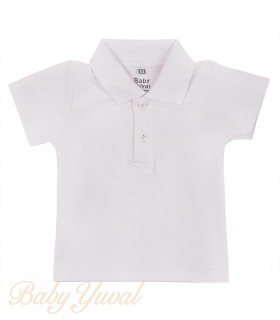 Polo Camisero de Algodón | White