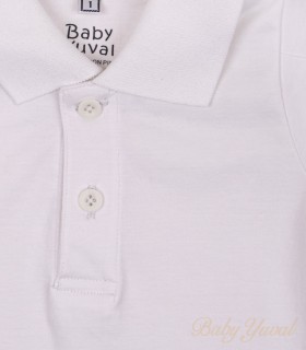 Polo Camisero de Algodón | White