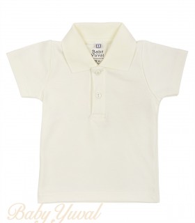 Polo Camisero de Algodón | Cream