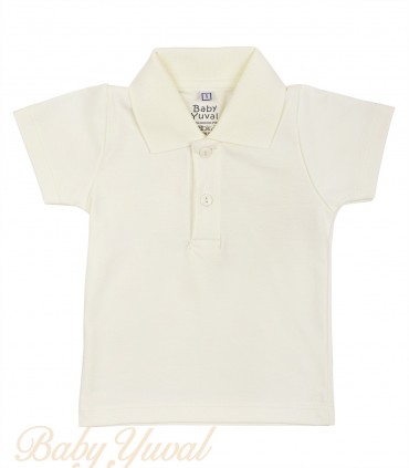 Polo Camisero de Algodón | Cream