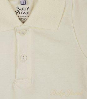 Polo Camisero de Algodón | Cream
