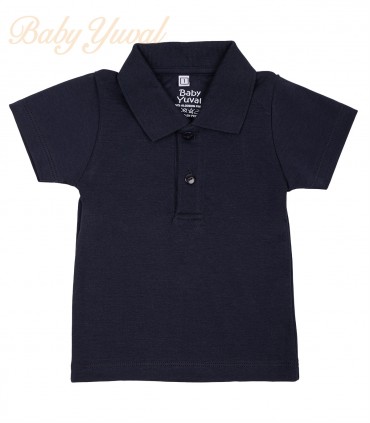 Polo Camisero de Algodón | Blue
