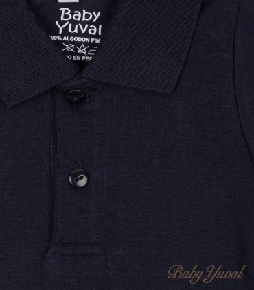Polo Camisero de Algodón | Blue