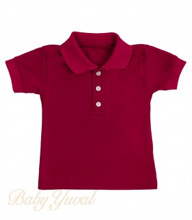 Set Polo Camisero y Short | Wine