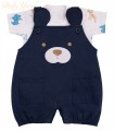 Set Overall Drill y Polo de Algodón | Bear Blue